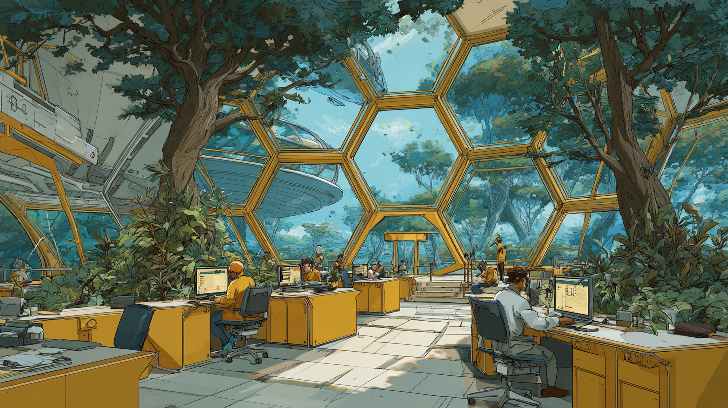 Flagship Game Studio workspace